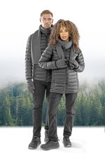 Result Genuine Recycled Recycelte Steppjacke mit Kontrasteinsatz, Black XS, RT912 – Bild 1