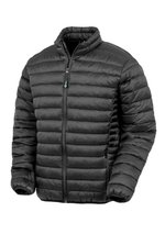 Result Genuine Recycled Recycelte Steppjacke mit Kontrasteinsatz, Black XS, RT912 – Bild 3