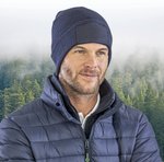 Result Genuine Recycled Recycled Double Knit Beanie mit Patch, Black One Size, RT927 – Bild 1