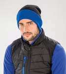 Result Genuine Recycled Recycled Black Compass Beanie aus Polyester-Acryl, Black/Grey One Size, RT930 – Bild 4