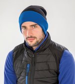 Result Genuine Recycled Recycled Black Compass Beanie aus Polyester-Acryl, Black/Grey One Size, RT930 – Bild 4