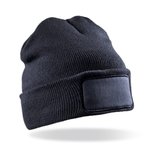 Result Genuine Recycled Recycled Thinsulate™ Printers Beanie, Black One Size, RT934 – Bild 3