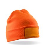 Result Genuine Recycled Recycled Thinsulate™ Printers Beanie, Black One Size, RT934 – Fluorescente Arancione