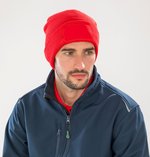 Result Genuine Recycled Recycled Thinsulate™ Printers Beanie, Black One Size, RT934 – Bild 5