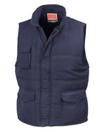 Result Spritzwasserabweisender Bodywarmer mit Taschen, Black L, RT94 – Blu navy