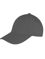 Result Genuine Recycled Recyceltes Low Profile Cap mit Klettverschluss, Black One Size, RT981 – Antracite