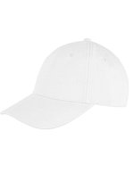 Result Genuine Recycled Recyceltes Low Profile Cap mit Klettverschluss, Black One Size, RT981 – Bianco