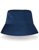 Recycled Bound Edge Bucket Hat – Blu navy