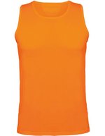Roly Sport André Tank Top White 01 S (RY0353) – Fluor Orange 223