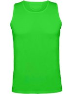 Roly Sport André Tank Top White 01 S (RY0353) – Lime Green 225