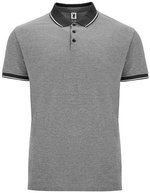 Roly Bowie Poloshirt mit Kontrastdetails, Black Melange 243 S, RY0395 – Bild 1