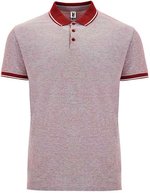 Roly Bowie Poloshirt mit Kontrastdetails – Heather Red 245