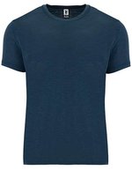 Roly Terrier T-Shirt mit schräg melierter Optik – Navy Blue 55
