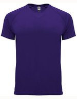 Roly Sport Funktions-T-Shirt Bahrain Polyester für Herren, Army Green 15 M, RY0407 – Malva 63