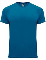 Roly Sport Funktions-T-Shirt Bahrain Polyester für Herren, Army Green 15 M, RY0407 – Moonlight Blu 45