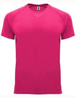 Roly Sport Funktions-T-Shirt Bahrain Polyester für Herren, Army Green 15 M, RY0407 – Rosette 78