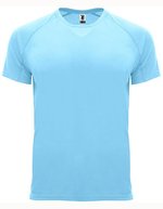 Roly Sport Funktions-T-Shirt Bahrain Polyester für Herren, Army Green 15 M, RY0407 – Azzurro cielo 10