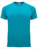 Roly Sport Funktions-T-Shirt Bahrain Polyester für Herren, Army Green 15 M, RY0407 – Turchese 12