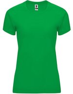 Roly Sport T-Shirt Bahrain, UV-Schutz, Polyester für Damen, Fluor Green 222 M, RY0408 – Felce Verde 226