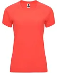 Roly Sport T-Shirt Bahrain, UV-Schutz, Polyester für Damen, Royal Blue 05 XL, RY0408 – Fluor Coral 234