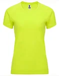 Roly Sport T-Shirt Bahrain, UV-Schutz, Polyester für Damen, Royal Blue 05 XL, RY0408 – Fluor Yellow 221