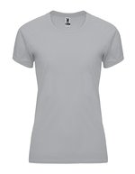 Roly Sport T-Shirt Bahrain, UV-Schutz, Polyester für Damen, Fluor Green 222 M, RY0408 – Grigio 47