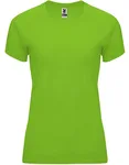 Roly Sport T-Shirt Bahrain, UV-Schutz, Polyester für Damen, Royal Blue 05 XL, RY0408 – Lime Green 225