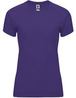 Roly Sport T-Shirt Bahrain, UV-Schutz, Polyester für Damen, Fluor Green 222 M, RY0408 – Malva 63