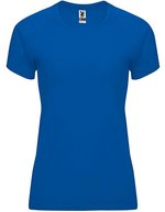 Roly Sport T-Shirt Bahrain, UV-Schutz, Polyester für Damen, Fluor Green 222 M, RY0408 – Blu reale 05