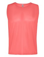 Roly Sport Roma Trainings-Laibchen aus atmungsaktivem Mesh – Fluor Coral 234