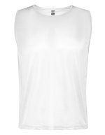 Roly Sport Roma Trainings-Laibchen aus atmungsaktivem Mesh, Fluor Coral 234 M, RY0417 – White 01