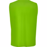 Roly Sport Casacca da allenamento Roma in rete per Bambini, Fluor Coral 234 8 Jahre, RY0417K – immagine 4