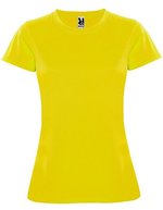 Roly Sport Funktions-T-Shirt Slim Fit für Damen, Army Green 15 S, RY0423 – Yellow 03