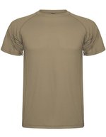 Roly Sport Funktions-T-Shirt Montecarlo mit Raglanärmeln – Dark Sand 219