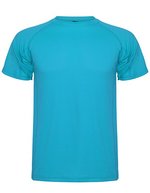 Roly Sport Funktions-T-Shirt Montecarlo mit Raglanärmeln, Royal Blue 05 S, RY0425 – Turquoise 12