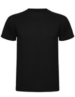 Roly Sport Sportliches Kinder-T-Shirt mit Raglan-Ärmeln – Black 02