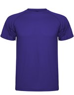 Roly Sport Sportliches Kinder-T-Shirt mit Raglan-Ärmeln, Lime Green 225 8 Jahre, RY0425K – Mauve 63
