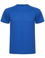 Roly Sport Sportliches Kinder-T-Shirt mit Raglan-Ärmeln, Lime Green 225 8 Jahre, RY0425K – Royal Blue 05