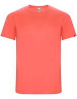 Roly Eco Eco Imola T-Shirt aus Recyclingmaterial – Fluor Coral 234