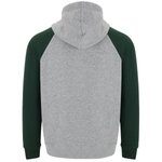 Roly Zweifarbiges Badet Kapuzen-Sweatshirt, Black 02/Heather Grey 58 XS, RY1058 – Bild 4