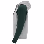 Zweifarbiges Badet Kapuzen-Sweatshirt – immagine 5