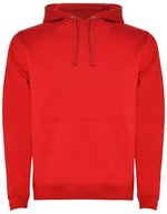 Roly Urban Sweatshirt mit Kapuze für Herren, Black 02 S, RY1067 – Rosso 60