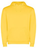 Roly Urban Sweatshirt mit Kapuze für Herren, Black 02 S, RY1067 – Giallo 03