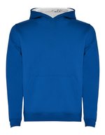 Sweat-shirt urbain à capuche pour enfant – Bleu royal 05/Blanc 01