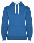 Roly Urban Kapuzen-Sweatshirt mit Daumenöffnungen für Damen, Light Pink 48/Heather Grey 58 XL, RY1068 – Royal Blue 05/White 01