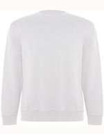 Roly Eco Batian Sweatshirt aus Bio-Baumwolle, Light Pink 48 M, RY1071 – Bianco 01
