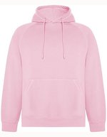 Roly Eco Vinson Organic Hooded Sweatshirt White 01 XS (RY1074) – Light Pink 48