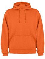 Roly Kapuzen-Sweatshirt mit Kängurutasche 280 g/m², Black 02 S, RY1087 – Orange 31