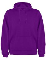Roly Kapuzen-Sweatshirt mit Kängurutasche 280 g/m², Black 02 S, RY1087 – Violet 71