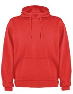 Roly Kapuzen-Sweatshirt mit Kängurutasche 280 g/m², Black 02 S, RY1087 – Rouge 60